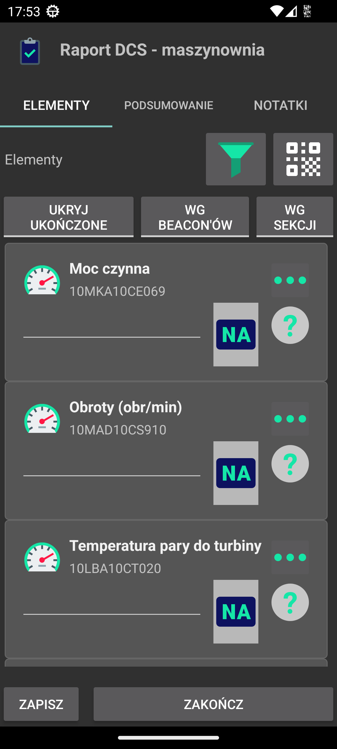 Wykonanie obchodu technicznego